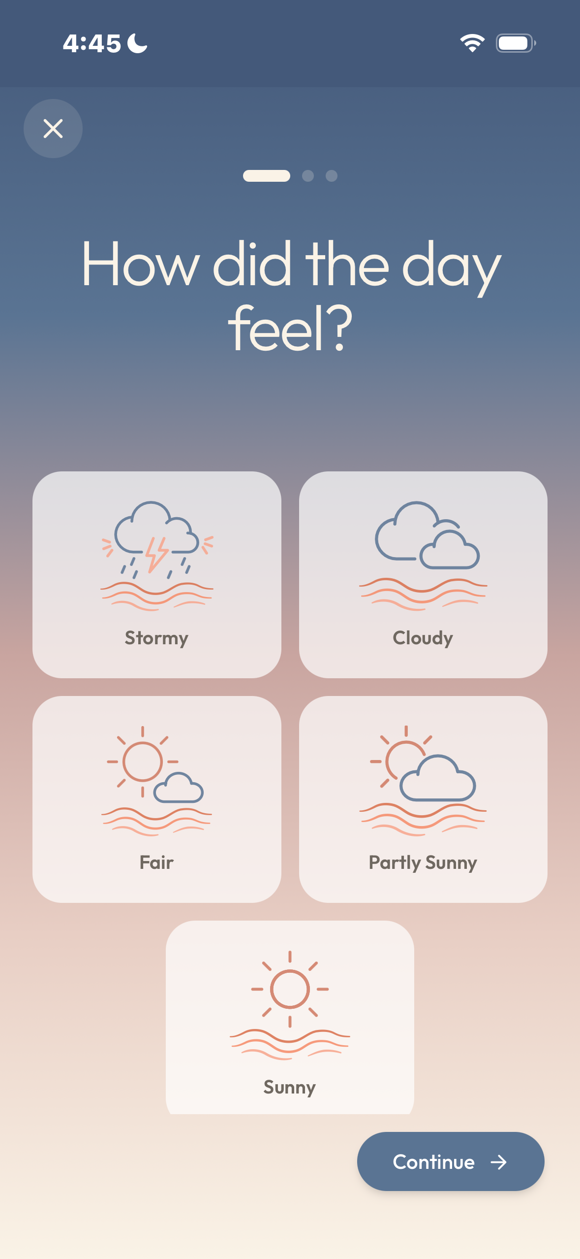 Alora Evening Brief on iOS